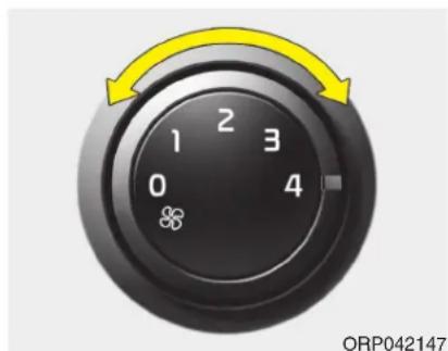 KIA Carens (2015) - Régulateur de vitesse du ventilateur - 1
