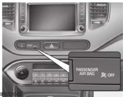 KIA Carens (2015) - Témoin d'airbag - 3