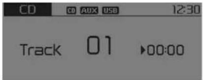 KIA Carens (2015) - MODE D'UTILISATION DE BASE : CD AUDIO/CD MP3/USB/IPOD/MY MUSIC (MA MUSIQUE) - 1