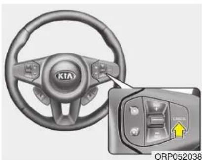 KIA Carens (2015) - Pour annuler la régulation de la vitesse, effectuez l'une des opérations suivantes : - 1