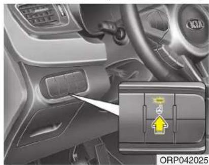 KIA Carens (2015) - Volant chauffant (le cas échéant) - 1