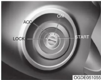KIA Carens (2015) - POSITIONS DE LA CLÉ - 1