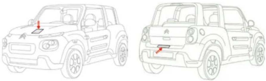 CITROEN EMéhari (2017) - Éléments d'identification / Numéro VIN du véhicule - 1