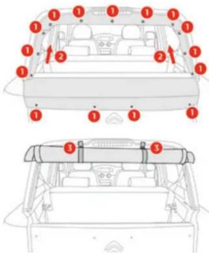 CITROEN EMéhari (2017) - Lunette arrière - 2