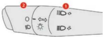 CITROEN EMéhari (2017) - Commandes d'éclairage extérieur - 1