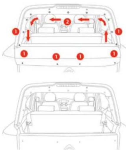 CITROEN EMéhari (2017) - Lunette arrière - 1