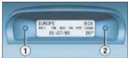 PEUGEOT 307 CC (2003) - LES ECRANS MULTIFONCTIONS - 1