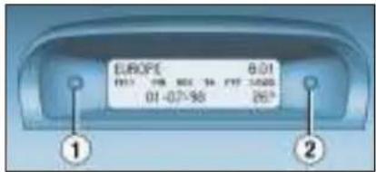 PEUGEOT 307 CC (2003) - Menu contextuel : - 1