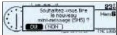 PEUGEOT 307 CC (2003) - Consultation des mini-messages - 1