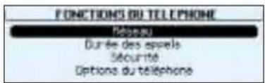 PEUGEOT 307 CC (2003) - Utilisation des menus - 1