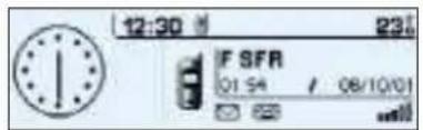 PEUGEOT 307 CC (2003) - Ecrans de la fonction téléphone - 1