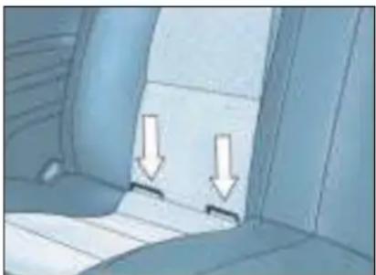 PEUGEOT 307 CC (2003) - Règles de transport des enfants en place passager avant\*\* - 1