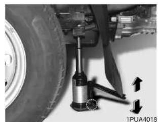 KIA K2500 (2008) - A VERTISSEMENT -Position du cric - 1