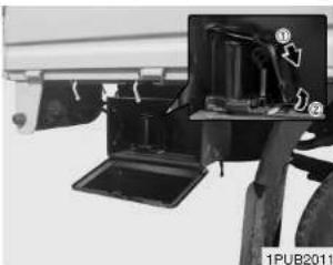 KIA K2500 (2008) - BOITE A OUTILS EXTERNE (POUR VEHICULES D'1,4 TONNES UNIQUEMENT) (SI PRSENT) - 1