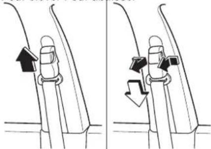 MAZDA 3 Hatchback (2016) - Dispositif de réglage du baudrier avant - 1