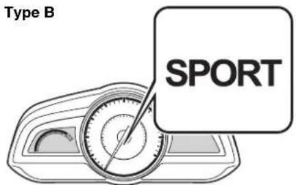 MAZDA 3 Hatchback (2016) - Témoin de mode SPORT - 2