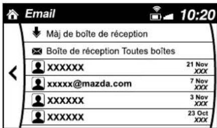 MAZDA 3 Hatchback (2016) - Exemplcd'utilisation(verifi er un courriel non lu) - 1