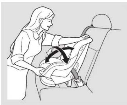 Honda Civic Hatchback (2004) - Installation d'un siège d'enfant - 4