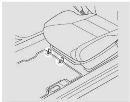 Honda Civic Hatchback (2004) - Couvre-plancherNettoyage des ceintures - 1