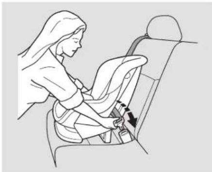 Honda Civic Hatchback (2004) - Installation d'un siège d'enfant - 1