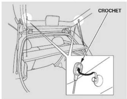 Honda Civic Hatchback (2004) - Couvercedel'espaceabagages - 1