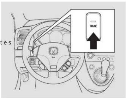 Honda Civic Hatchback (2004) - Utilisation du régulateur de vitesse - 1