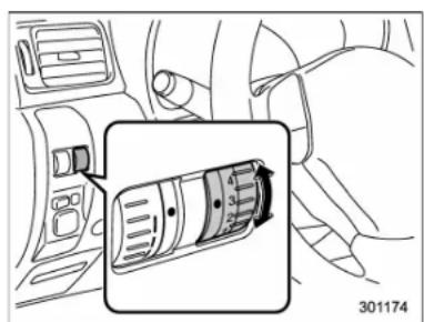 SUBARU Impreza WRX (2012) - Dispositifderéglagedeportéedesphares(selonmodles) - 1