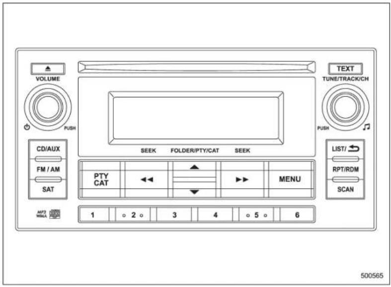 SUBARU Impreza WRX (2012) - ÉquipementaudiodetypeB(selonmodèles) - 1