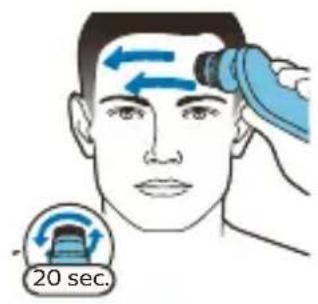 PHILIPS S9000 Prestige SP9863 - Do not use the appliance on damaged or irritated skin or on wounds. - 5