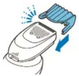 PHILIPS S9000 Prestige SP9863 - Using the beard styler attachment with comb - 2