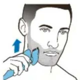 PHILIPS S9000 Prestige SP9863 - Using the beard styler attachment with comb - 4