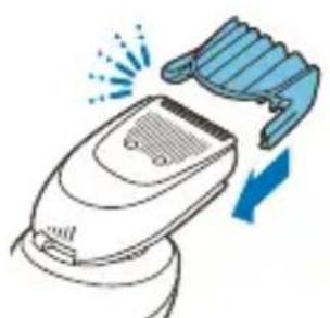 PHILIPS S9000 Prestige SP9863 - Den Bart-Styler-Aufsatz mit Kammaufsatz verwenden - 2