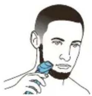 PHILIPS S9000 Prestige SP9863 - Utilisation de l'accessoire barbe sans sabot - 2