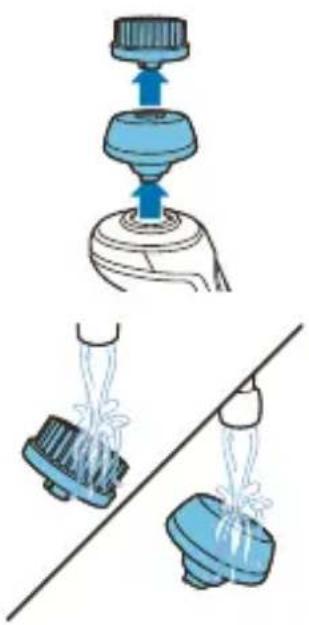 PHILIPS S9000 Prestige SP9863 - Utilisation de la Brosse de nettoyage - 1