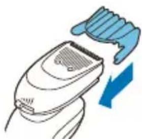 PHILIPS S9000 Prestige SP9863 - Cleaning the beard styler attachment - 6