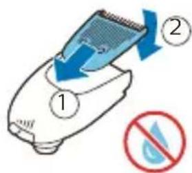 PHILIPS S9000 Prestige SP9863 - Pulizia dell'accessorio regolabarba - 5
