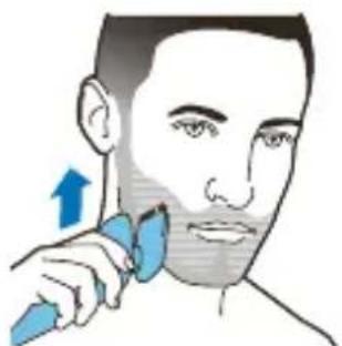 PHILIPS S9000 Prestige SP9863 - Utilisation de l'accessoire barbe avec sabot - 4