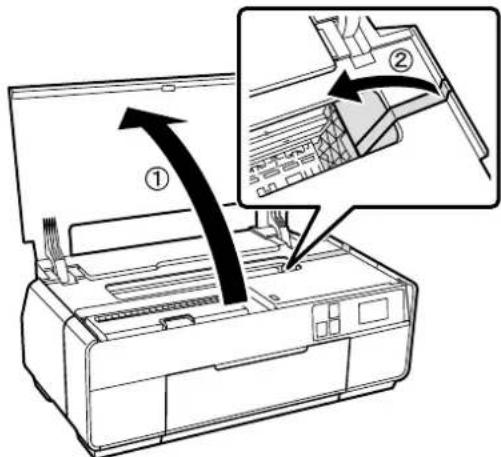 EPSON SCPX5V2 - 保護材の取り外し - 1