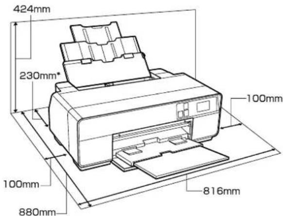 EPSON SCPX5V2 - 設置スペース - 1