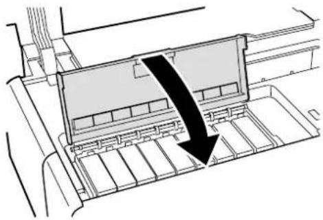 EPSON SCPX5V2 - カートリッジカバーを閉めます。 - 1