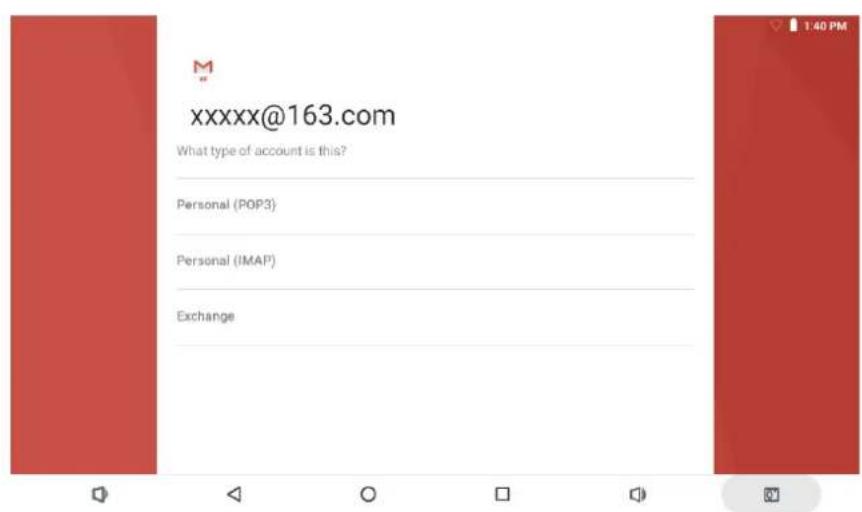 DENVER TAQ70332 - Creation manuelle d'un compte e-mail - 1