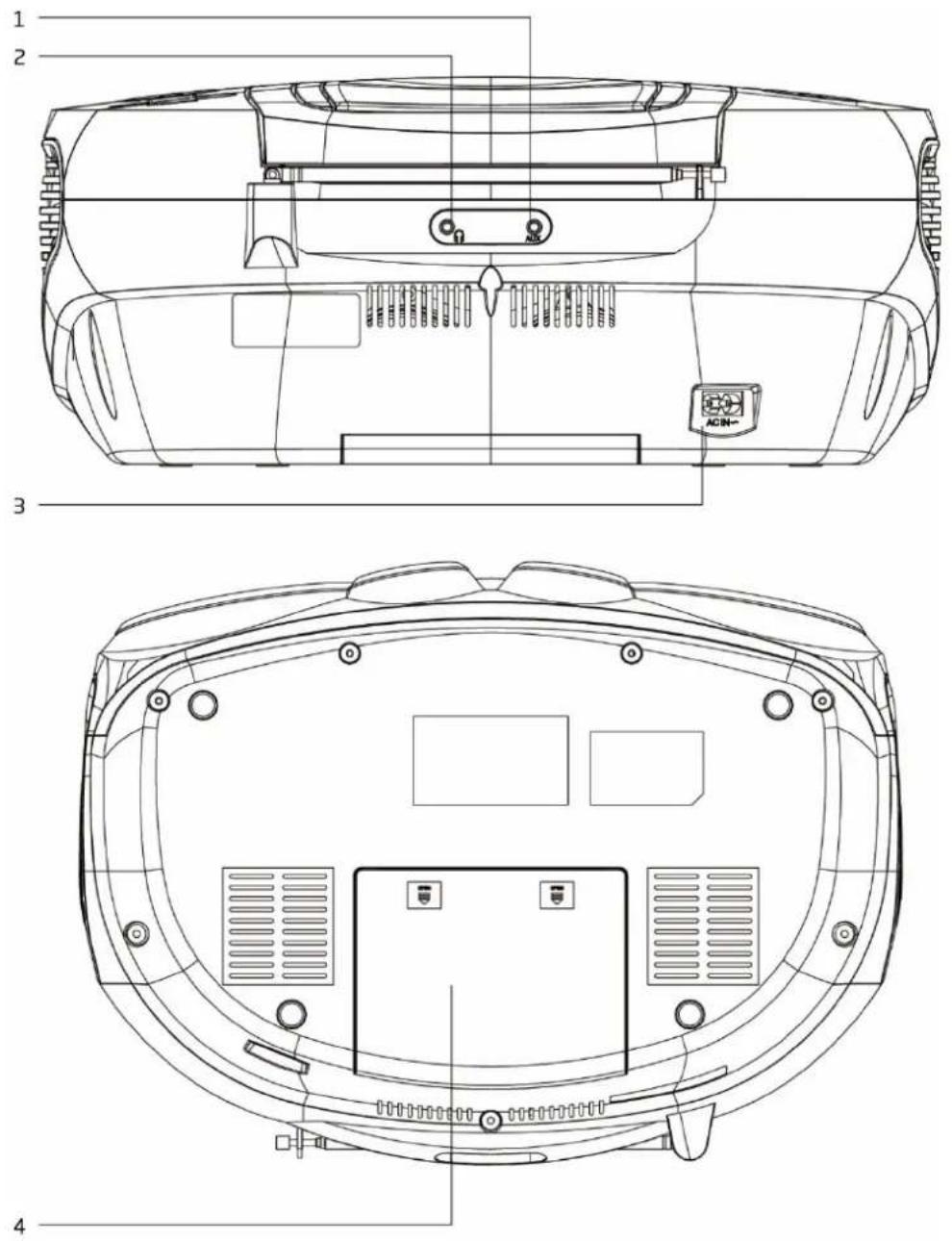 LENCO SCD685 - REAR &amp; BOTTOM - 1