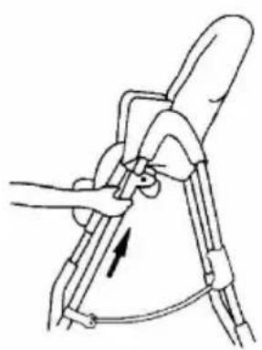 Topmark Jaden T2081 - To adjust the height of the seat (5 posions) - 1