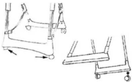 Topmark Jaden T2081 - Fixaon des roues et du repose-pieds - 1
