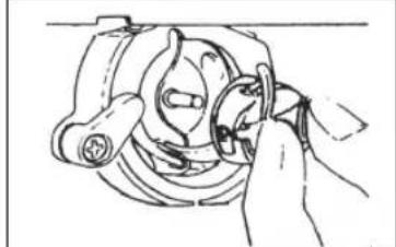 Victoria FY700 - Spulenkapsel wieder einsetzen - 5
