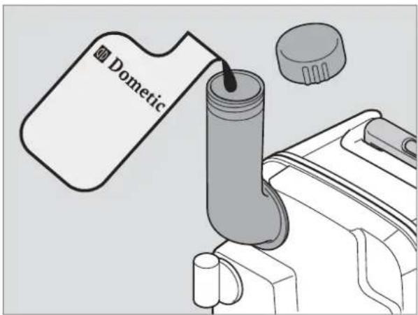 DOMETIC CTS 4050 - Preparing cassette tank - 6