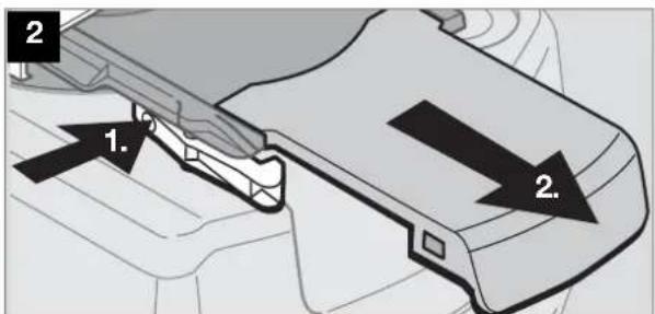 DOMETIC CTS 4050 - Demontering av kassettätning - 2