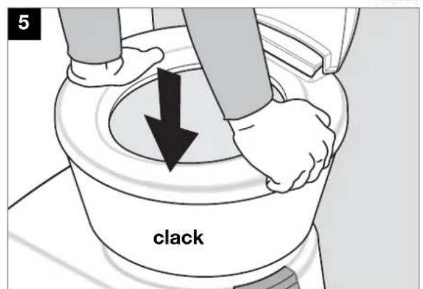 DOMETIC CTS 4050 - Toilettensitz abnehmen - 5