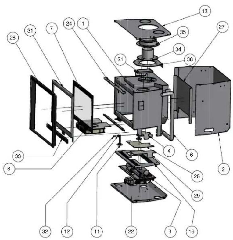 WANDERS Square 60 G - Technische tekeningen / Technical drawings / Dessins techniques / Technische Zeichnungen - 4
