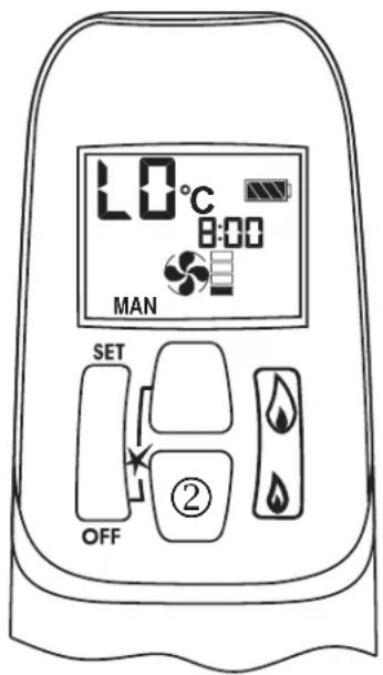 WANDERS Square 60 G - Installation de la hauteur de la flamme - 2